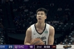 再适应下强度！郭昊文半场9分钟被吹4犯 但能突能传拿4分3助